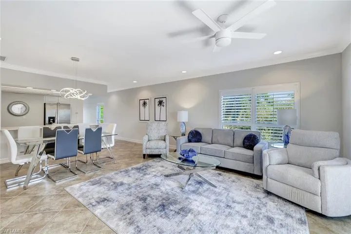 Large, open living area