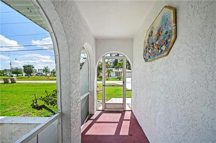 View of doorway to outside