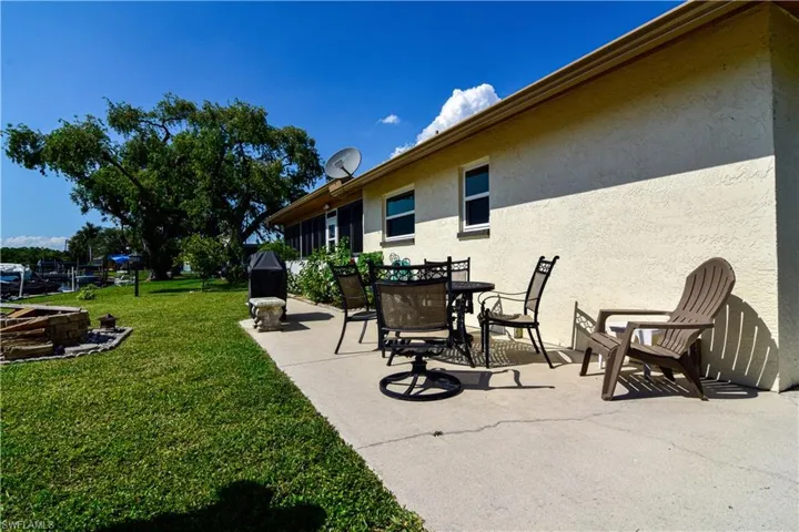 View of patio