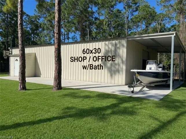 AI generated boat and signage