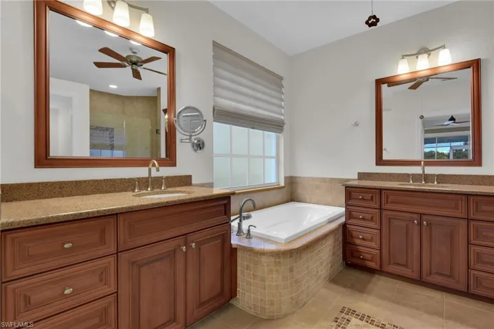 Primary Bathroom dual vanities