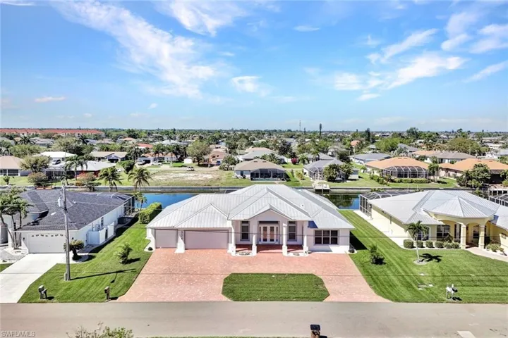 Bird's eye view with a residential view and a water view