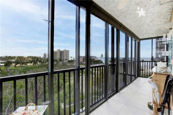 Side balcony with Gulf Views
