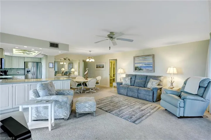 New furniture included in the purchase.