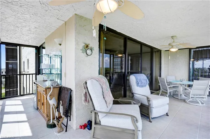 Wrap around balcony on this corner unit