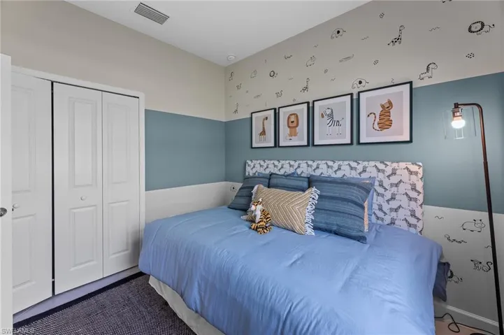 Bedroom with a closet