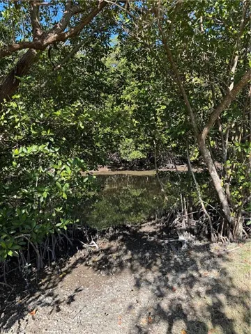 View of landscape with a water view