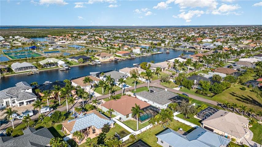 Aerial View facing west of the beautiful neighborhood
