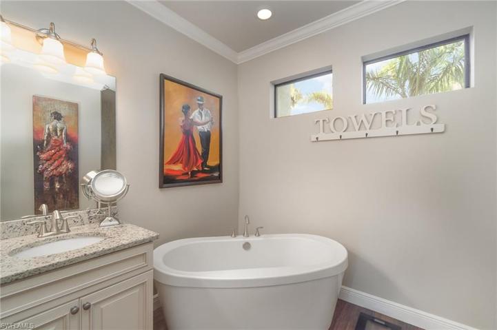 Soaking Tub in Primary Bathroom