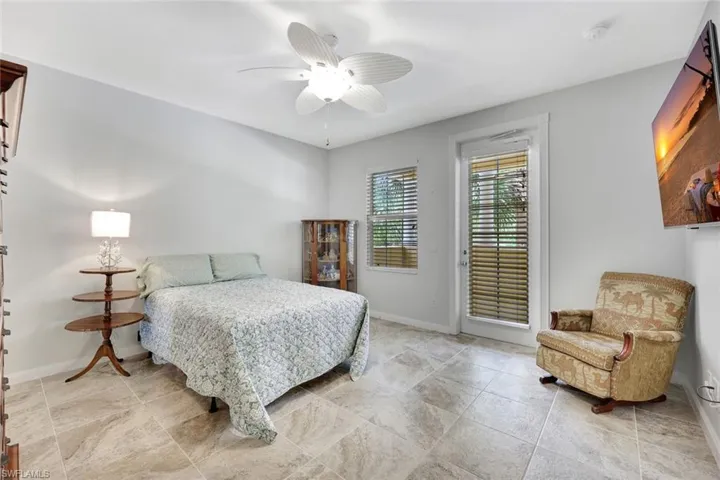 Primary suite features a private balcony.