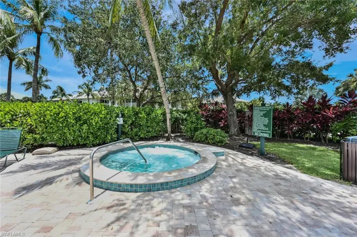 View of pool