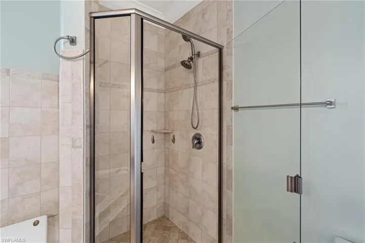 Full bathroom featuring a walk in shower
