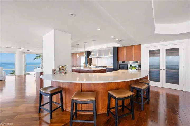 Bar with wine coolers and beverage refrigerator