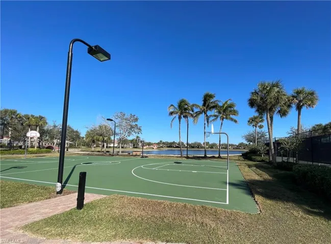 View of basketball court