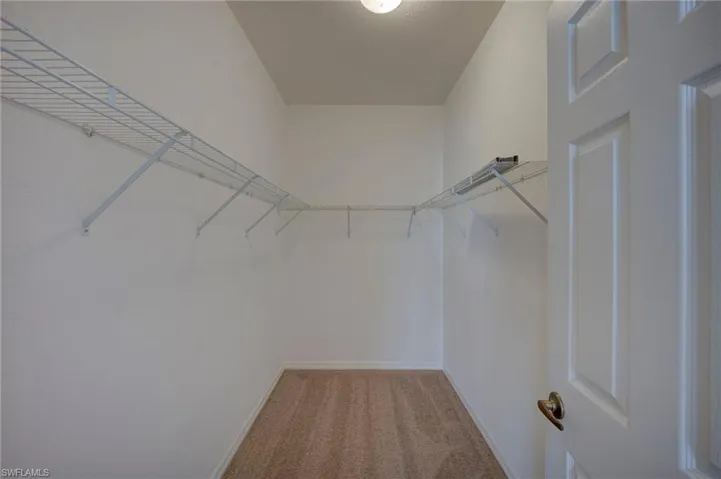 Primary closet