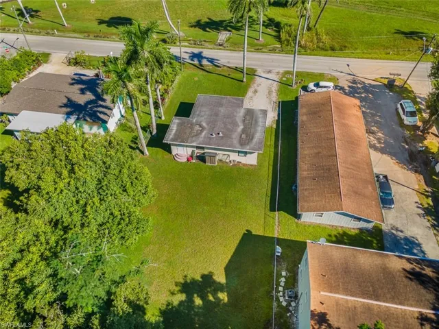 Aerial view of property
