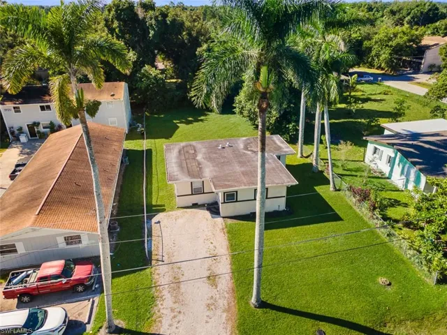 Aerial view of property