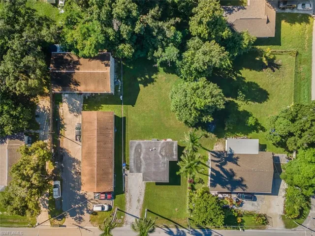 Aerial view of property