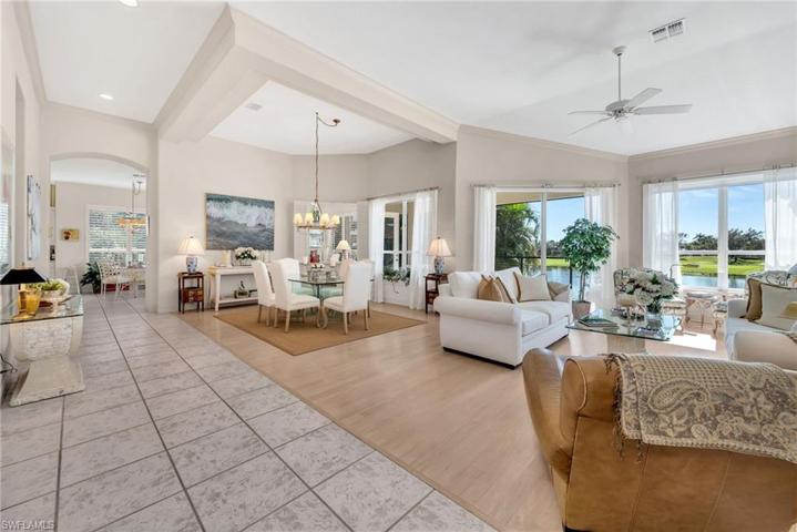 Living Room and Dining Room with wood Floors
