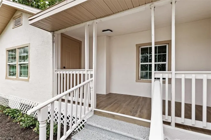 View of entrance to property