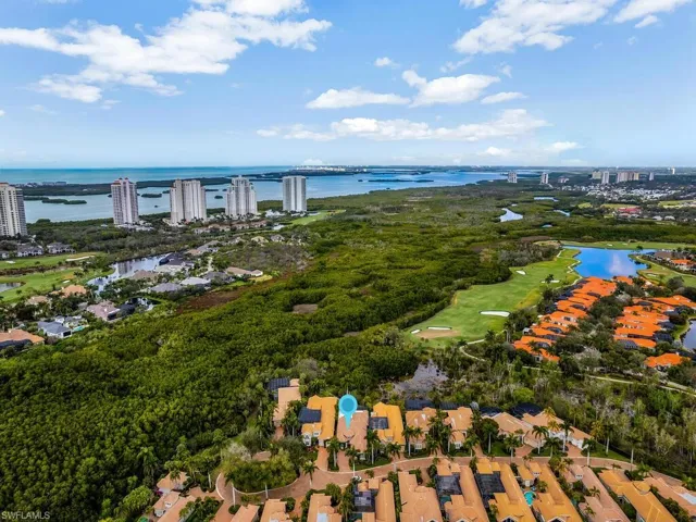 View of urban area with a nearby body of water and nearby suburban area