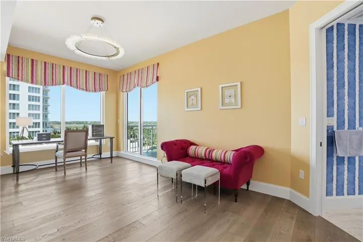 Den/office with a spectacular view!