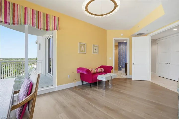 Den/flex space features bathroom and lanai access.