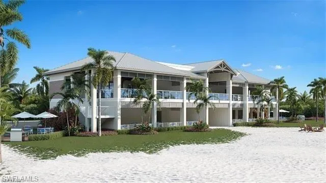Rear view of beach park, overlooking the Gulf.