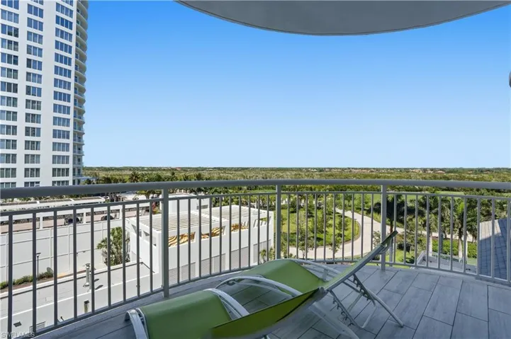 Open air balcony with access from guest bedroom and den/study.