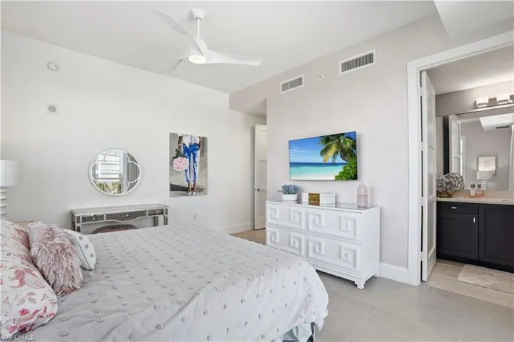 Guest suites can be found on the east wing of the unit - opposite of the primary.