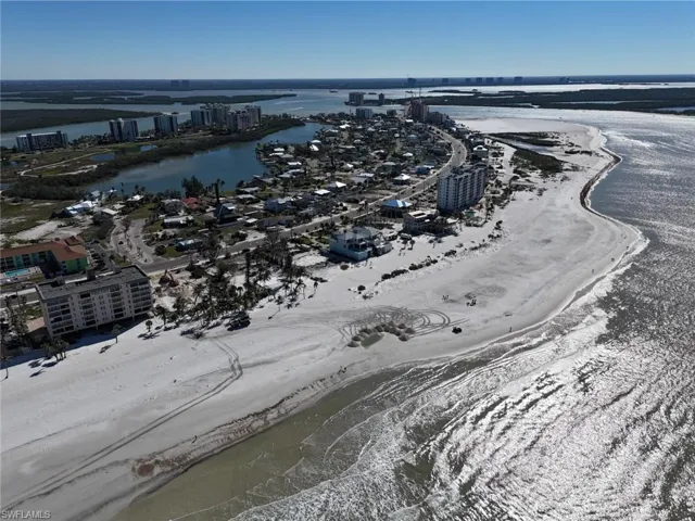 View of urban area with a nearby body of water