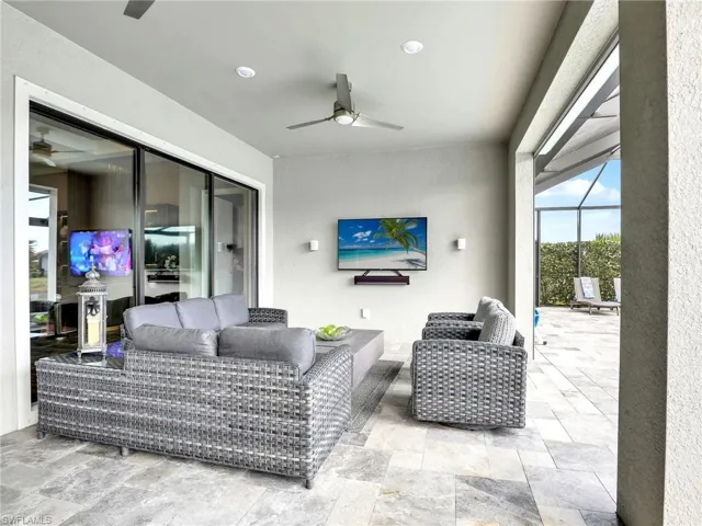 Expanded Travertine Deck