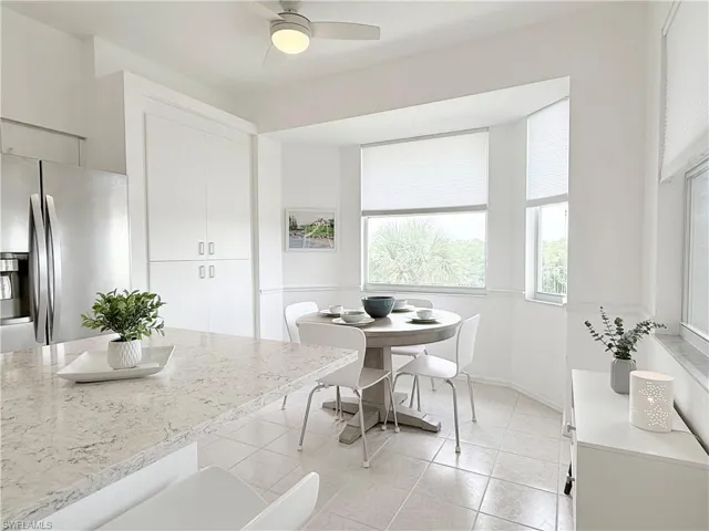 Eat in with custom pantry and bay window