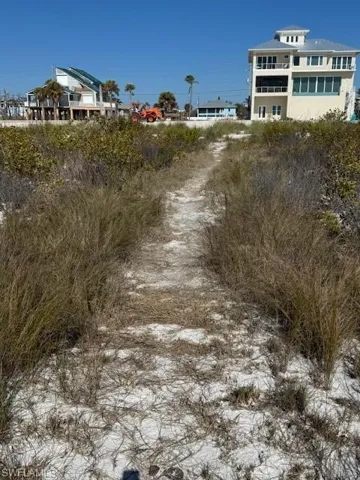 foot path from yard to beach