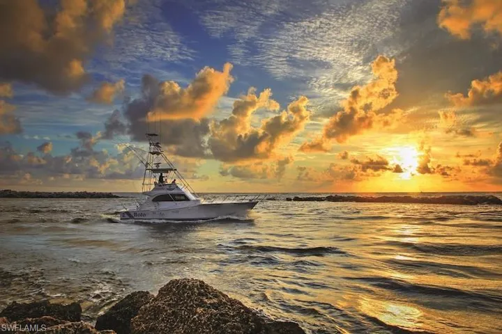 Water view boating, fishing, diving, cruising the coastline.