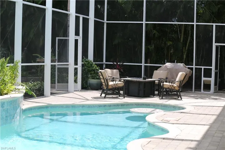 View of pool