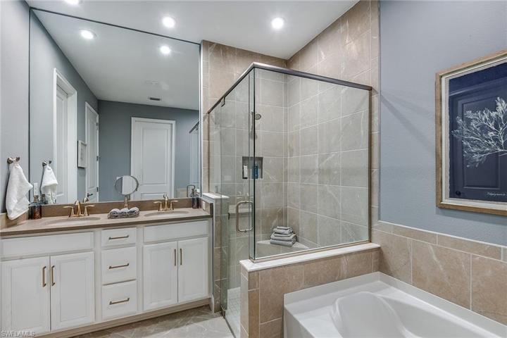 Model Owner's Bath (tub is not included in the home for sale, shower only)