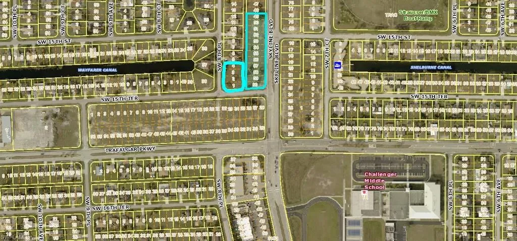 Aerial overview of property's location