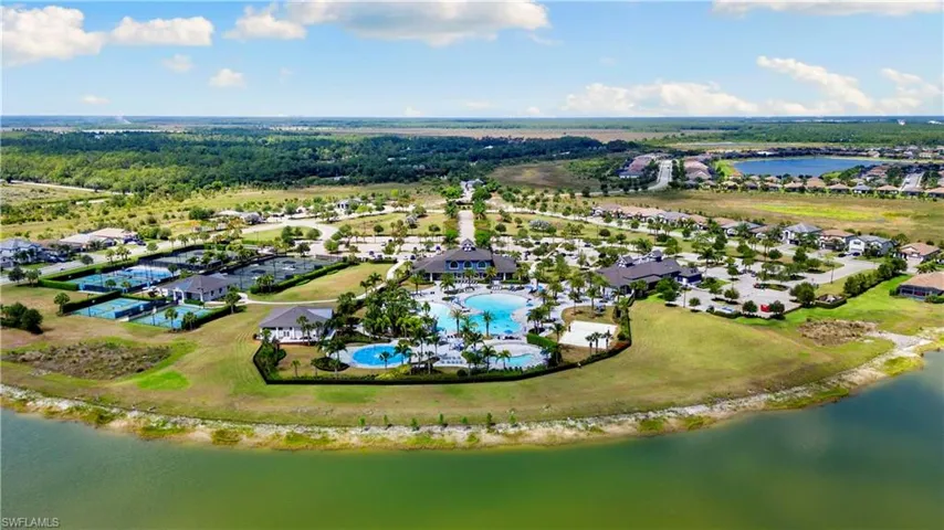 Bird's eye view of the Resort Style Amenities Area