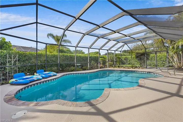 Outdoor pool featuring a patio area