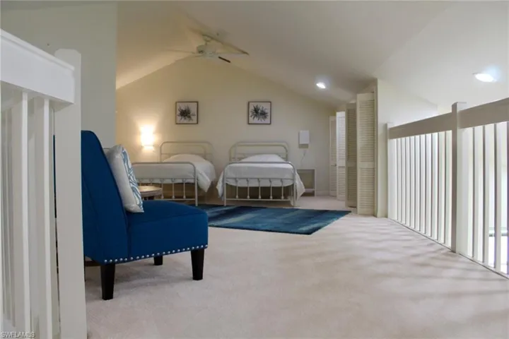 view from stairs