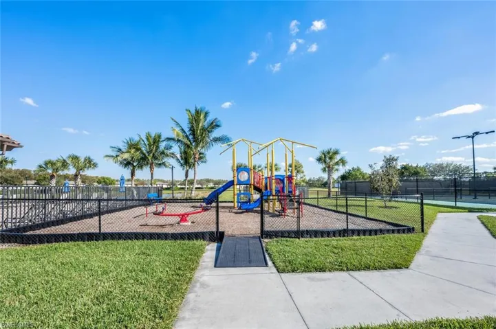 View of community playground