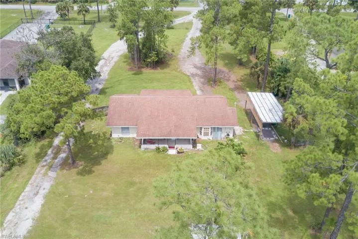 Aerial view of property's location