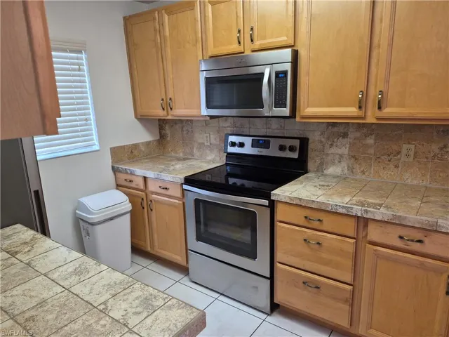Tile counter tops..