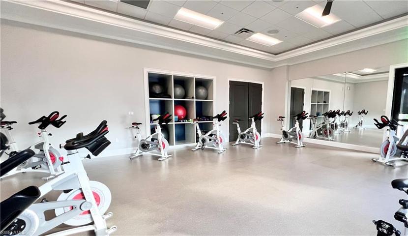Fitness center with class rooms