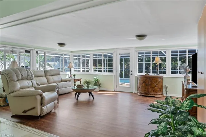Sunroom with a healthy amount of sunlight