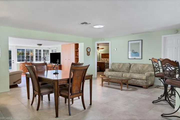 View of dining area