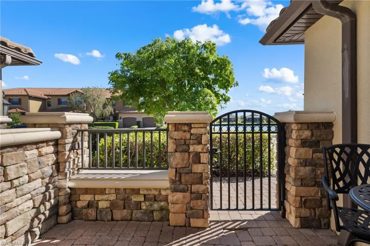 View of patio