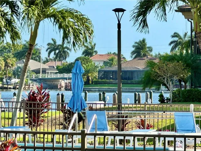 View of Pool with Bay views!