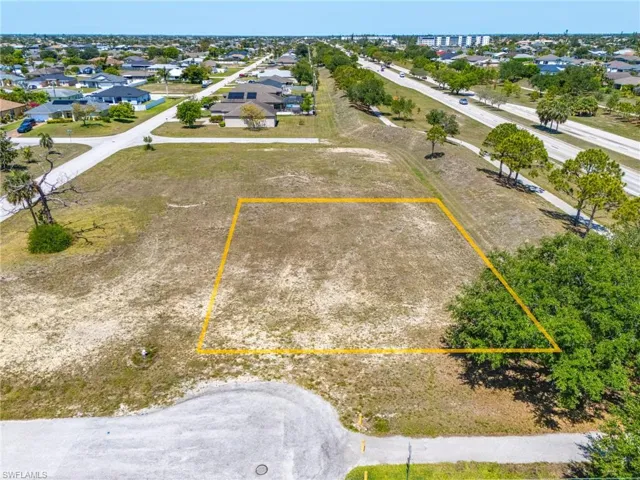 Aerial view of property's location featuring property boundaries highlighted